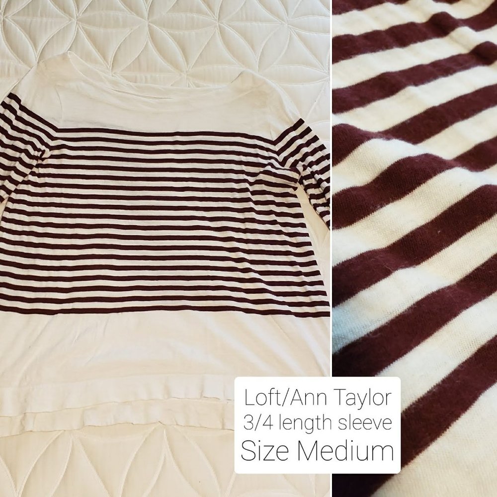 Loft 3/4 Sleeve Top